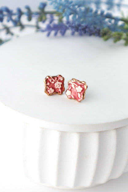 Square Imprint Studs