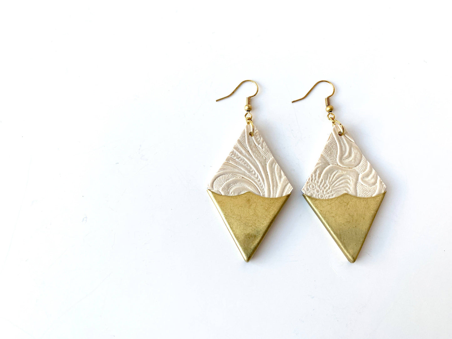 SULTRY Brass Tip Earrings