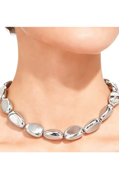 Molten Rocks Beaded Necklace