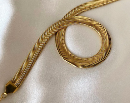 Snake Wheat Stainless Steel Waterproof Necklace