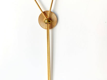 TROLLOP Gold Bolo Tie - Mini