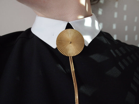 TROLLOP Gold Bolo Tie