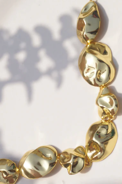 Molten Rocks Beaded Necklace