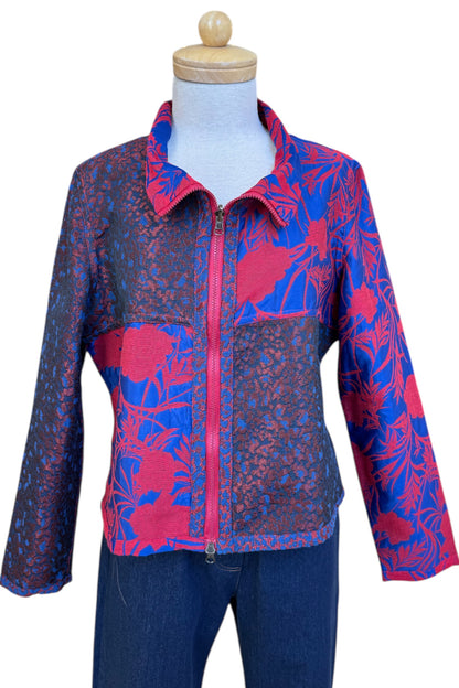 Fall/Winter Mosaique Reversible Two-Colour Jacket Size 12