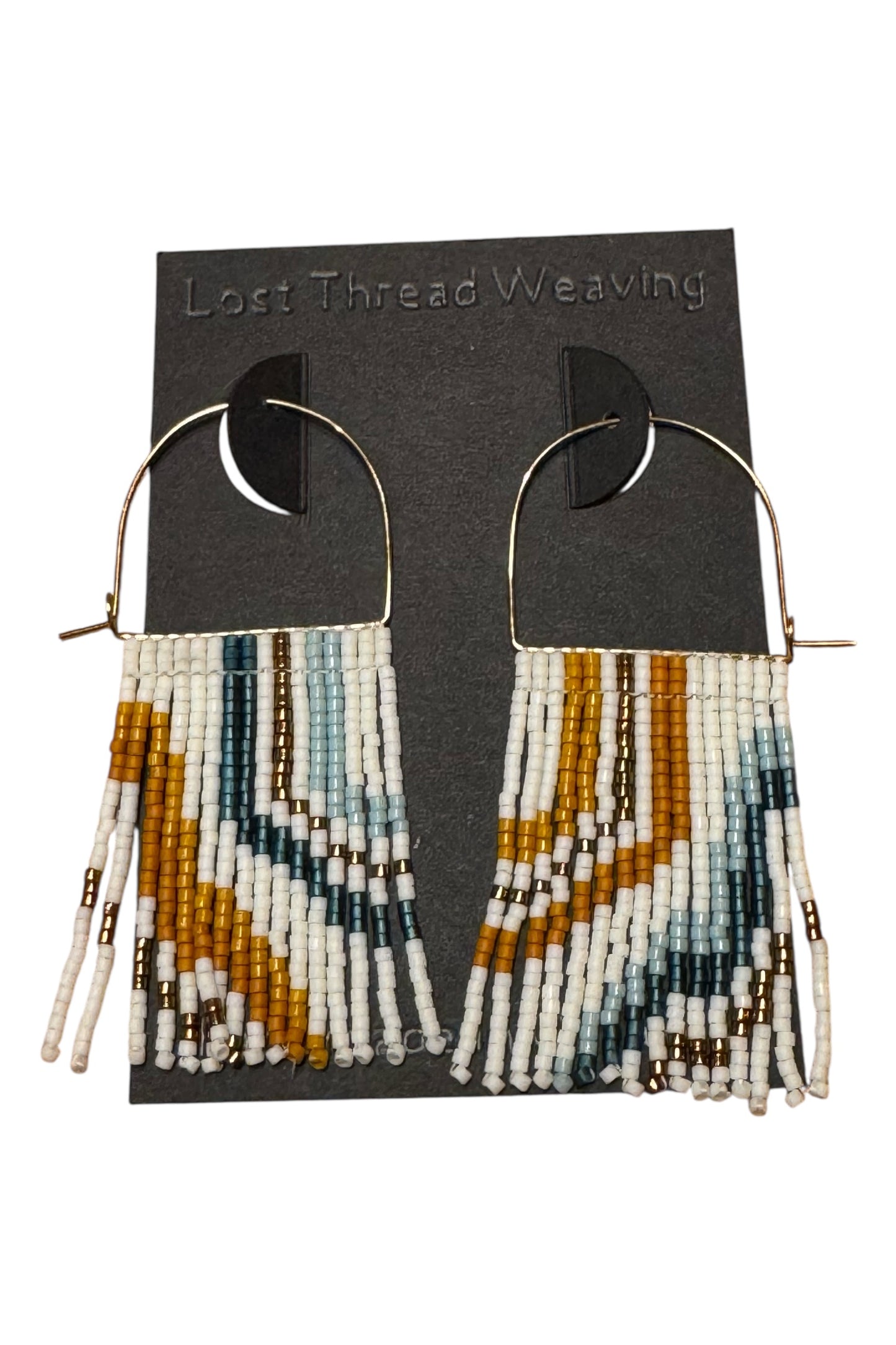 Xanadu Hoop Fringe Earrings