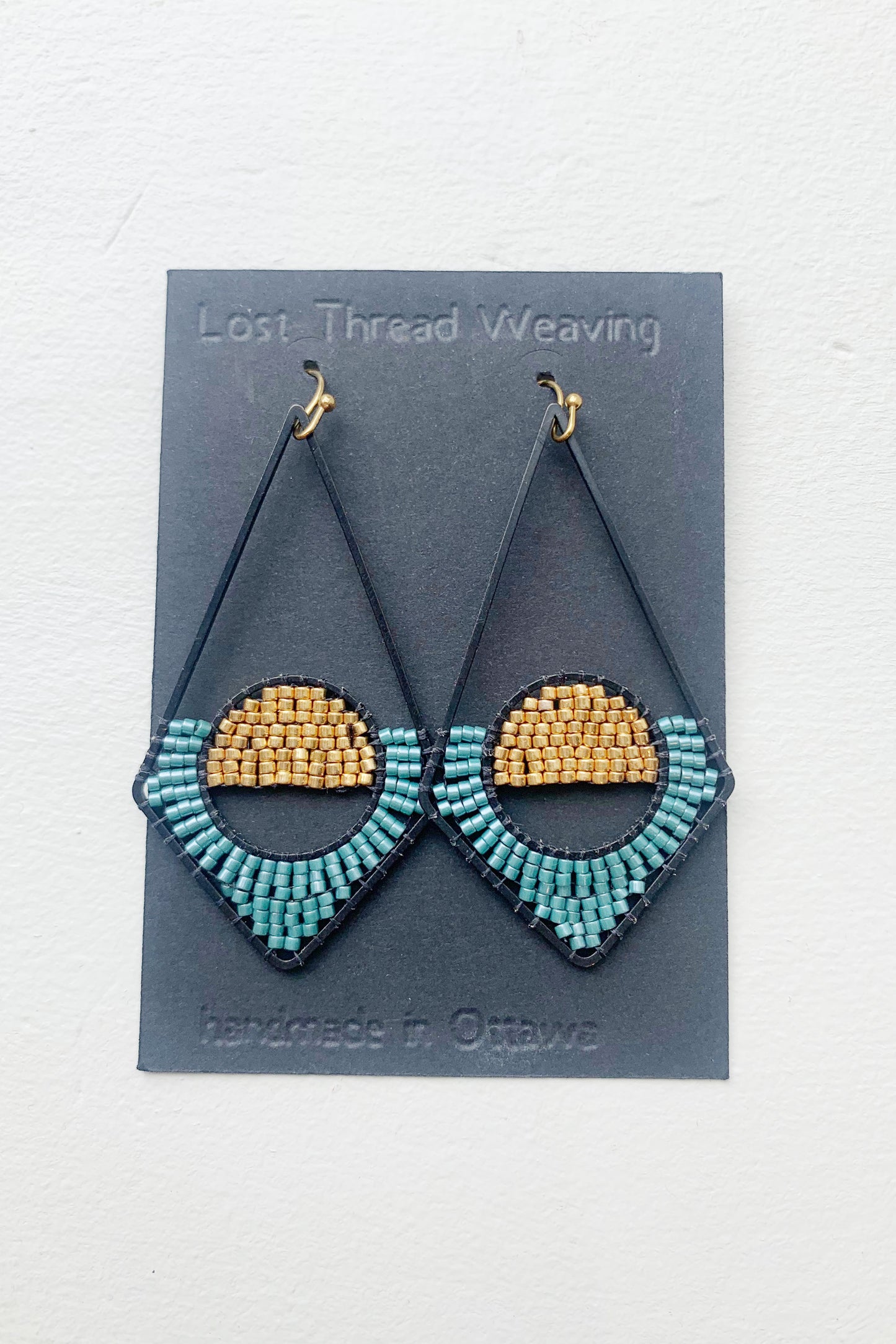 Black Diamond Sunset Dangles - MADE TO ORDER