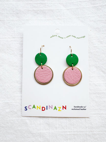Two-Tone Orbit Earrings