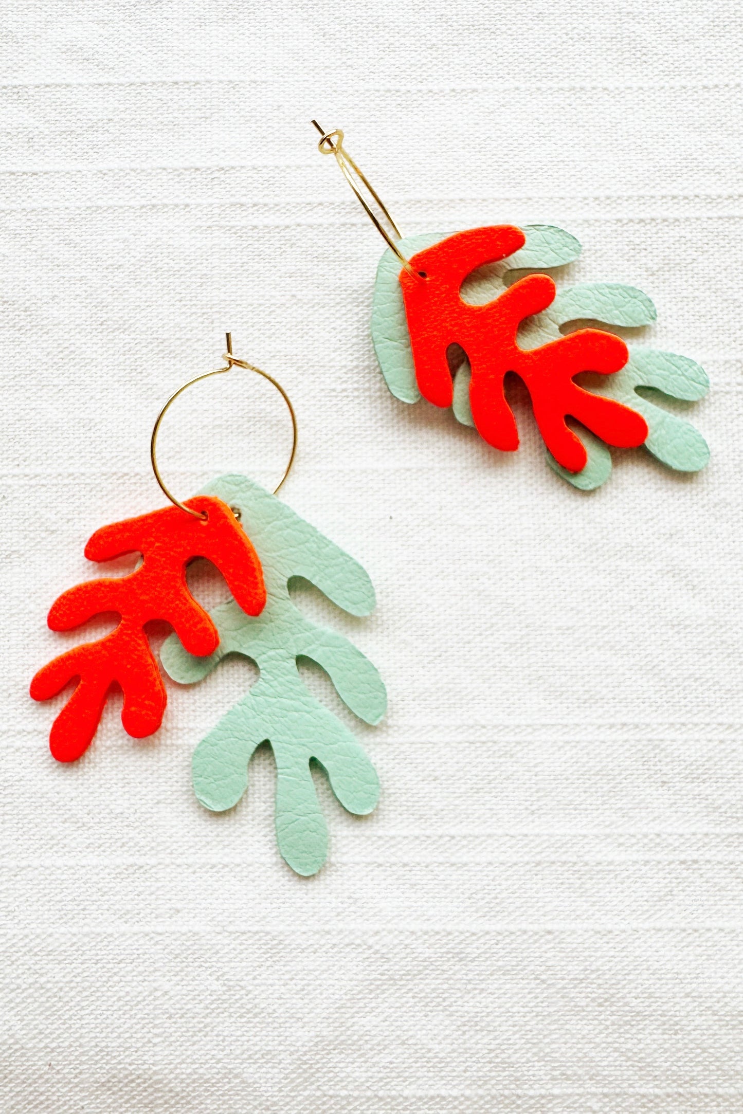 Wakame Hoop Earrings