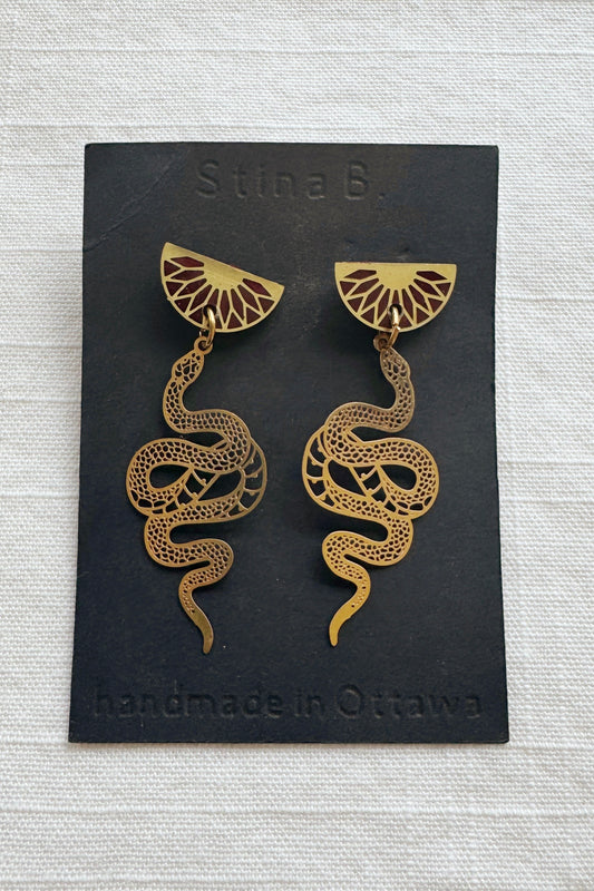 Ophidian Dangle Studs