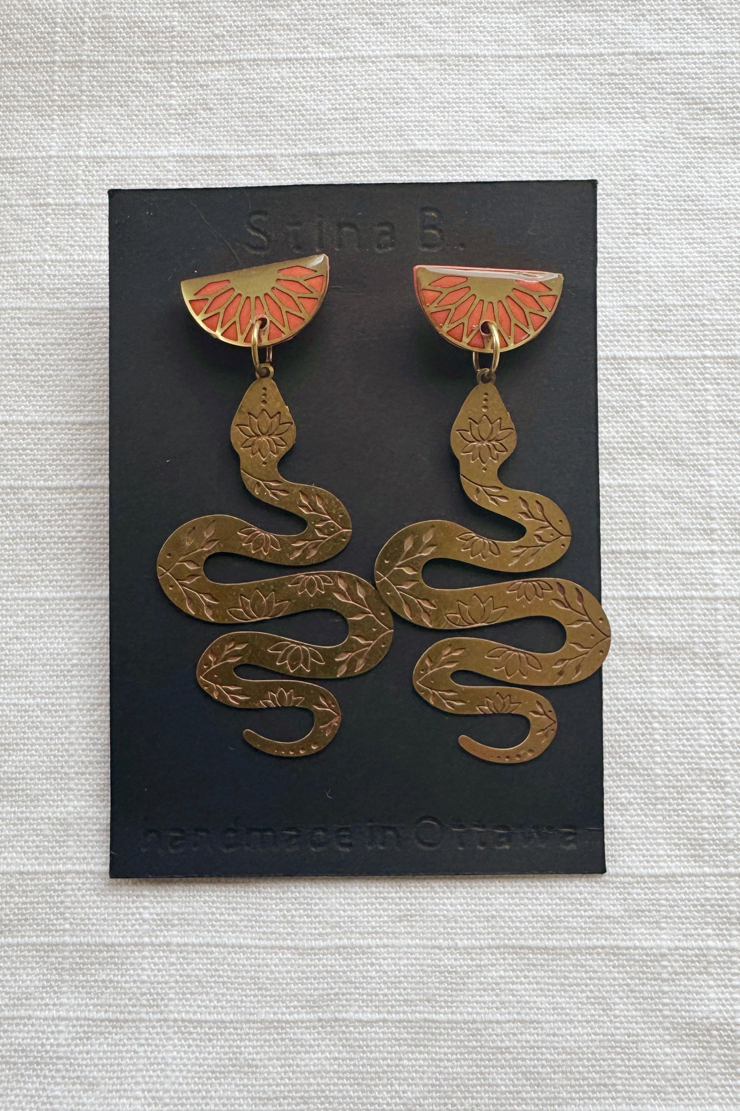 Ophidian Dangle Studs