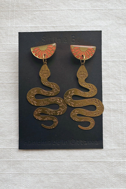Ophidian Dangle Studs