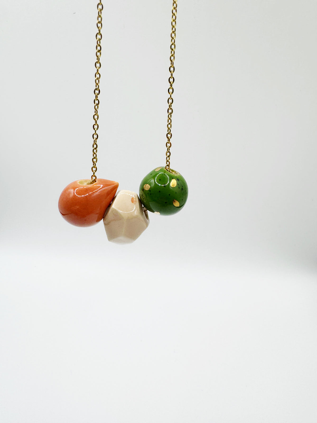 Three Bead Necklace - several options