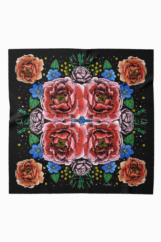 Light From Darkness Silk Scarf