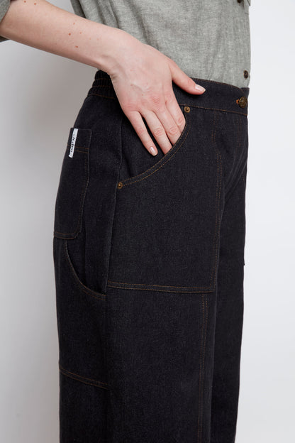 Brooke Wide Leg Denim Pants FW 26-27