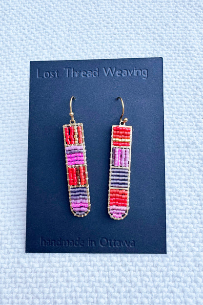 Ladder Beaded Earrings