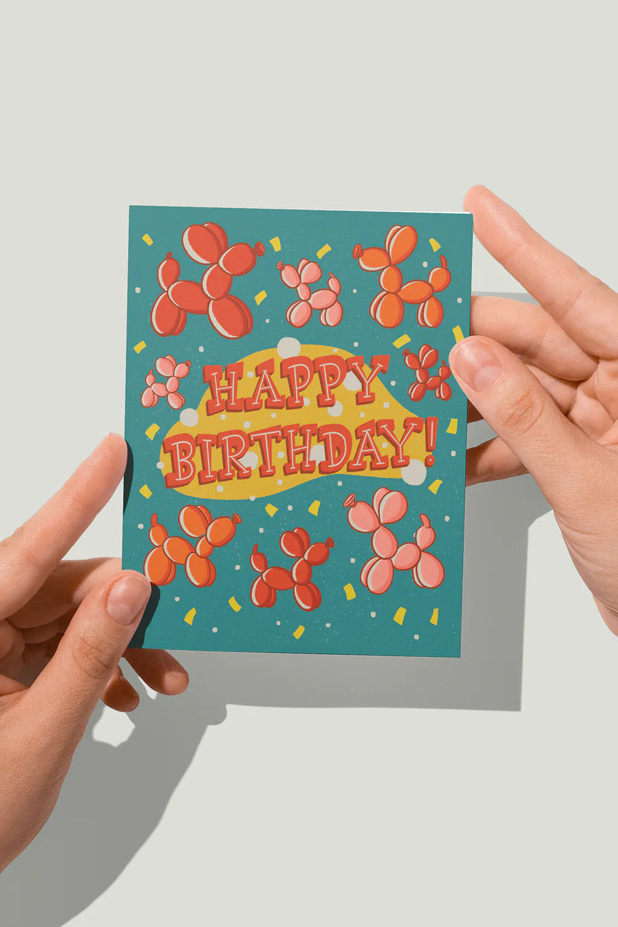 Balloon Animal Birthday Card