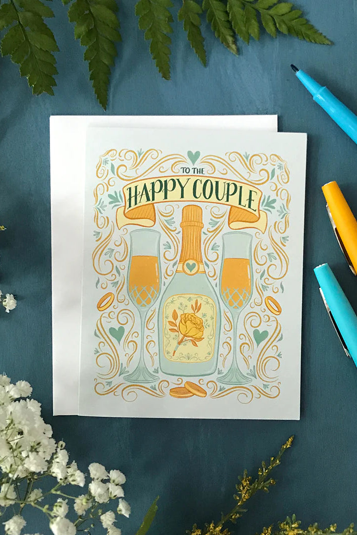 To The Happy Couple Wedding Card