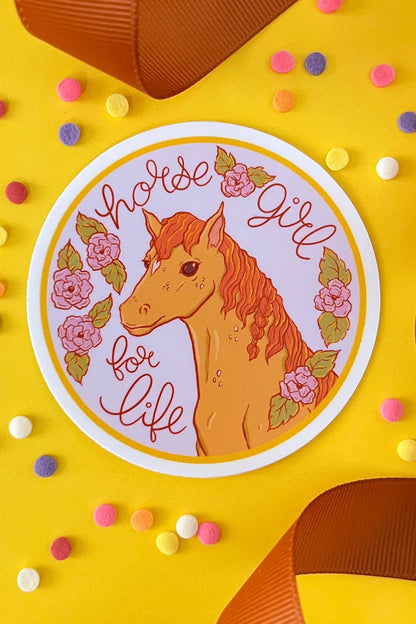 Horse Girl Sticker