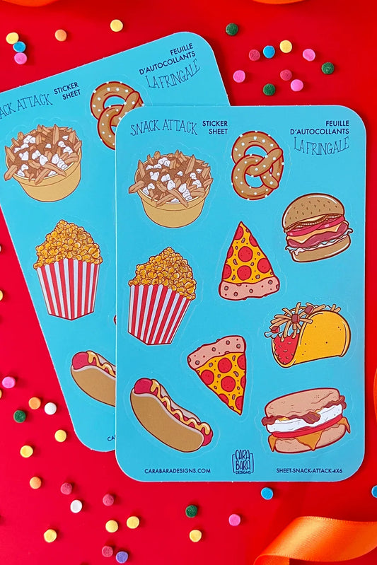 Snack Attack Sticker