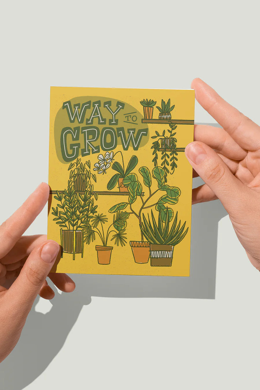 Way to Grow Congratulations Card
