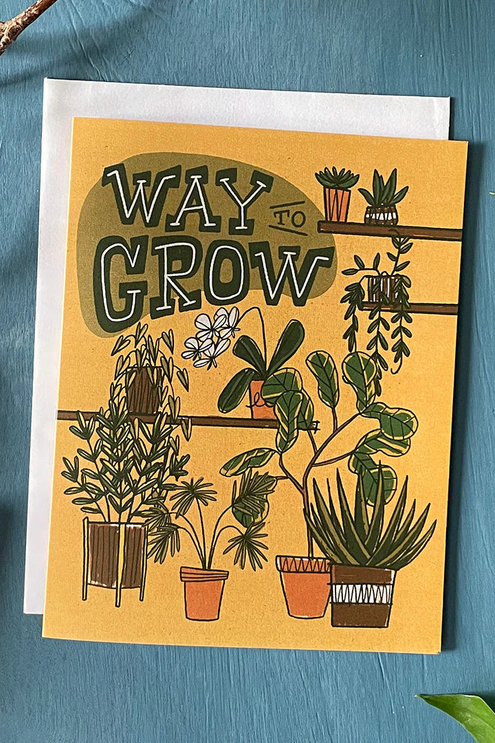 Way to Grow Congratulations Card
