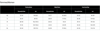 Cokluch Size Chart