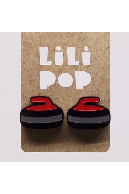 Lili1044 Curling Stud Earrings
