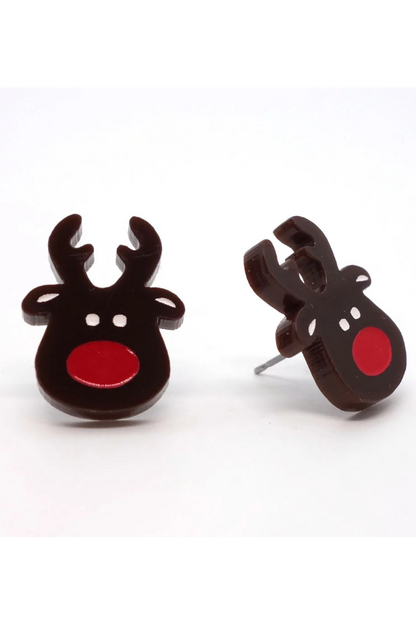 Lili0489 Reindeer Stud Earrings