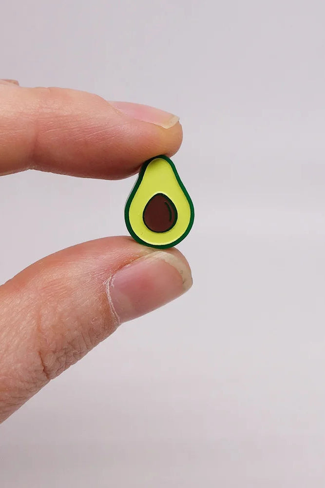 Lili0714 Avocado Stud Earrings