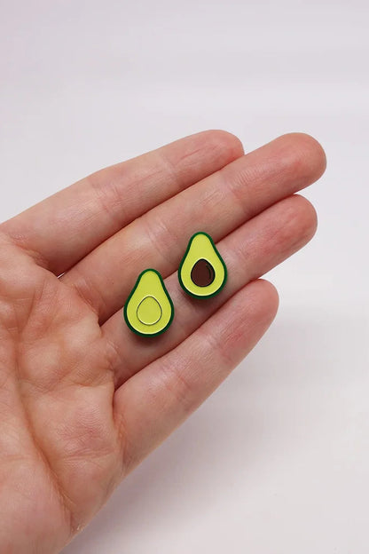 Lili0714 Avocado Stud Earrings