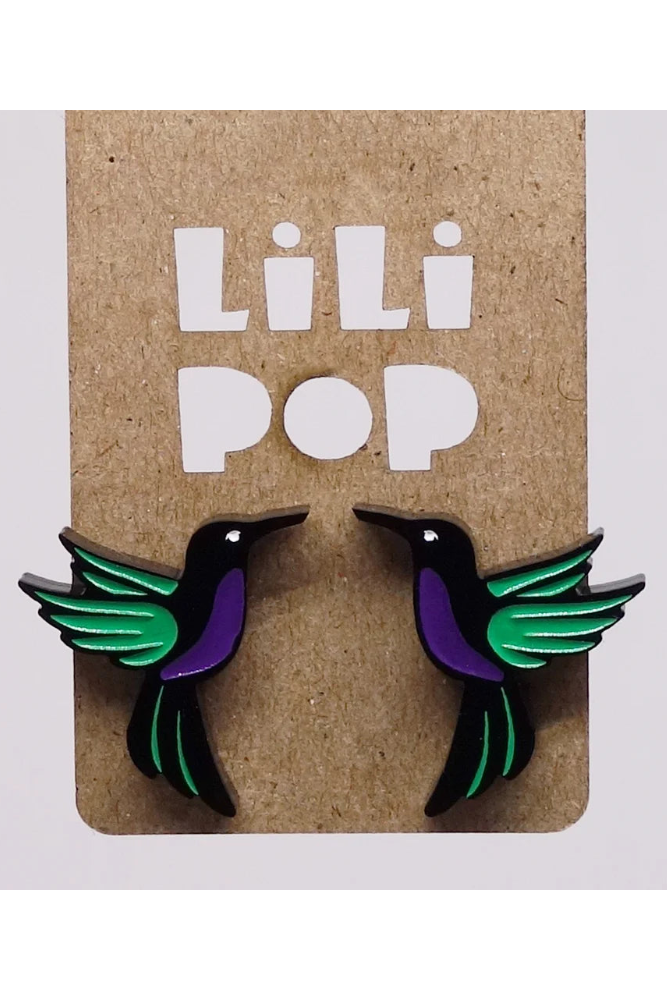 Lili0791 Humming Bird Earrings