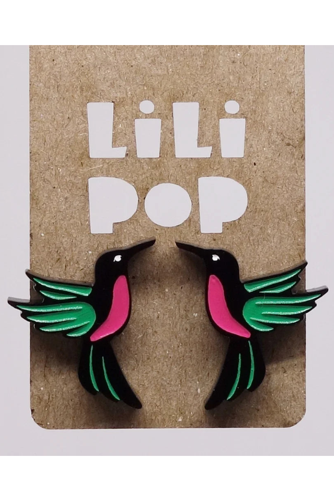 Lili0791 Humming Bird Earrings