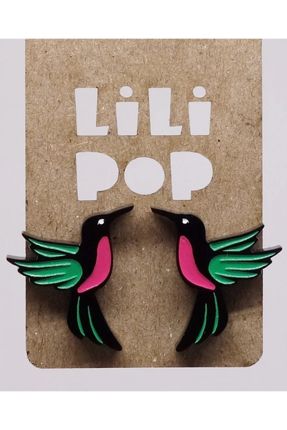 Lili0791 Humming Bird Earrings