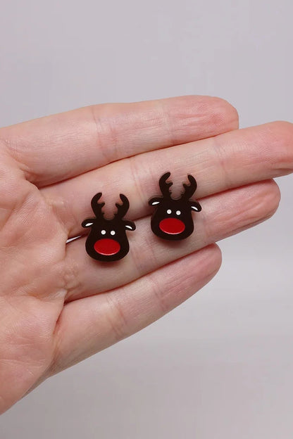 Lili0489 Reindeer Stud Earrings
