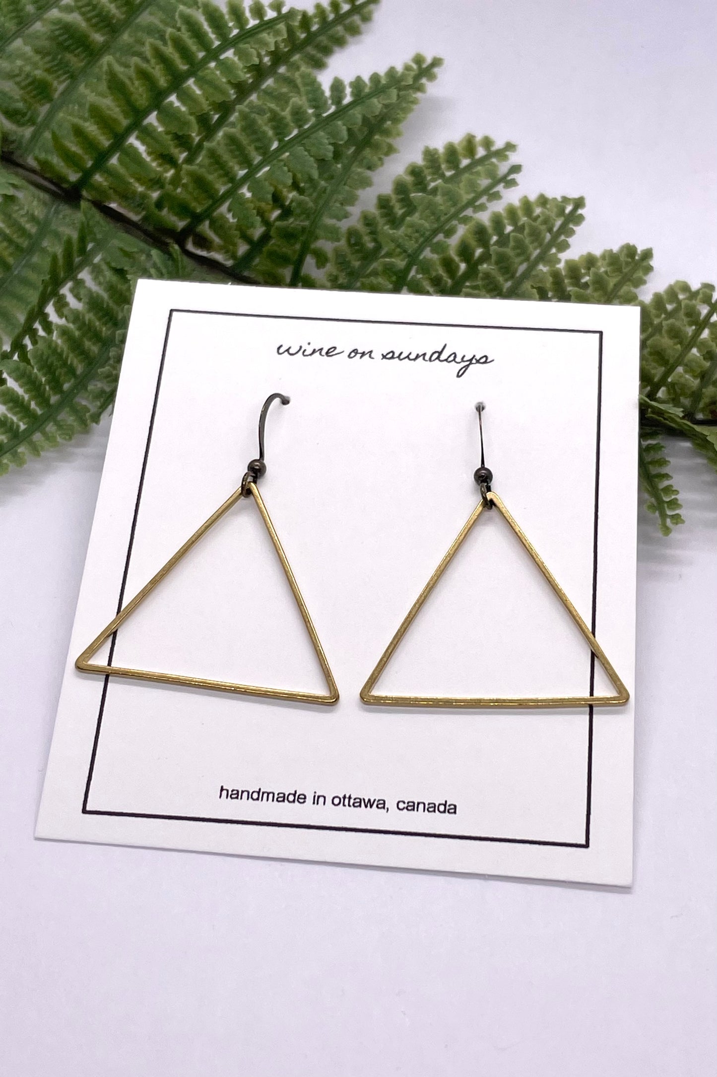 Olivia Triangle Earrings