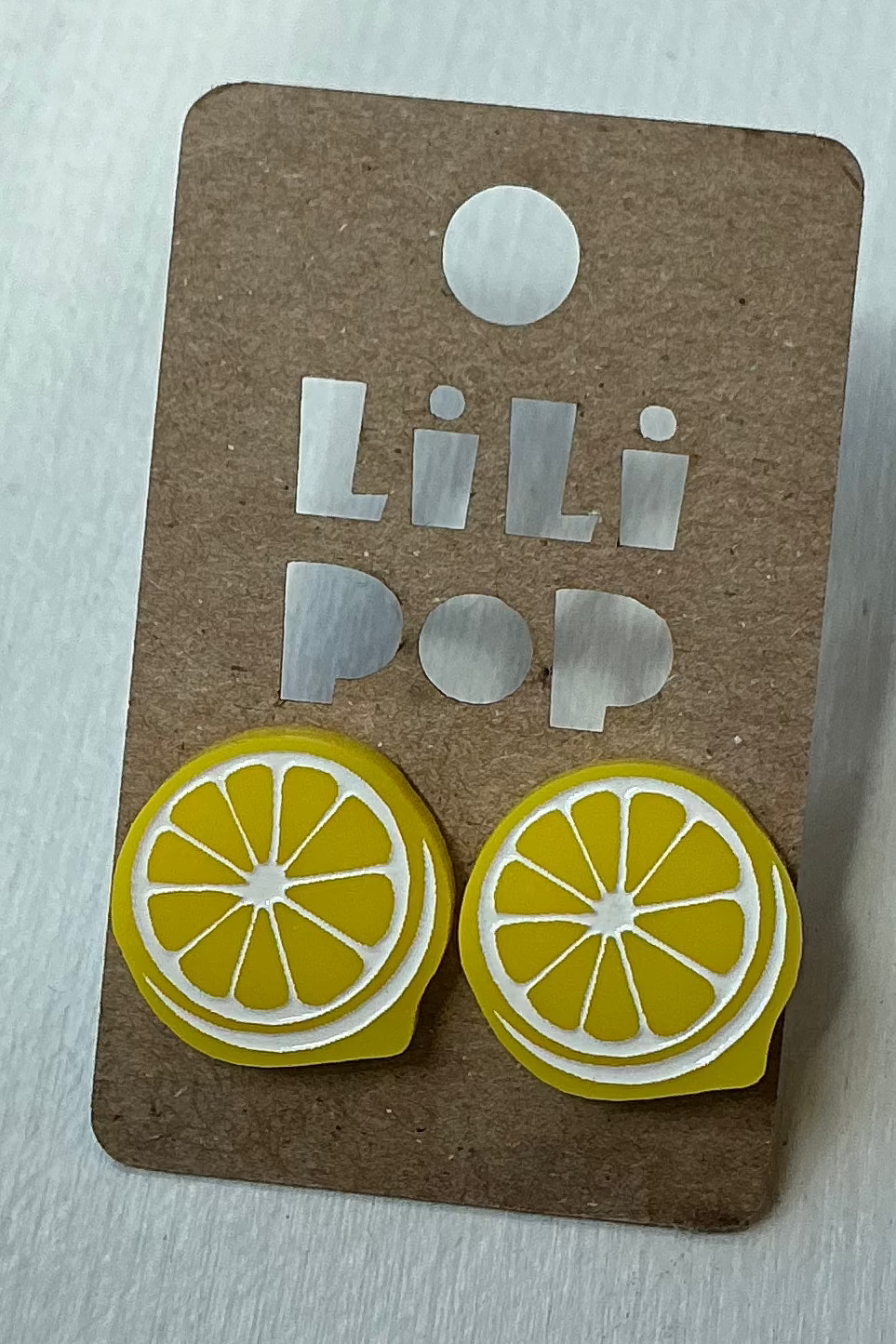 Lili0366 Lemon Stud Earrings