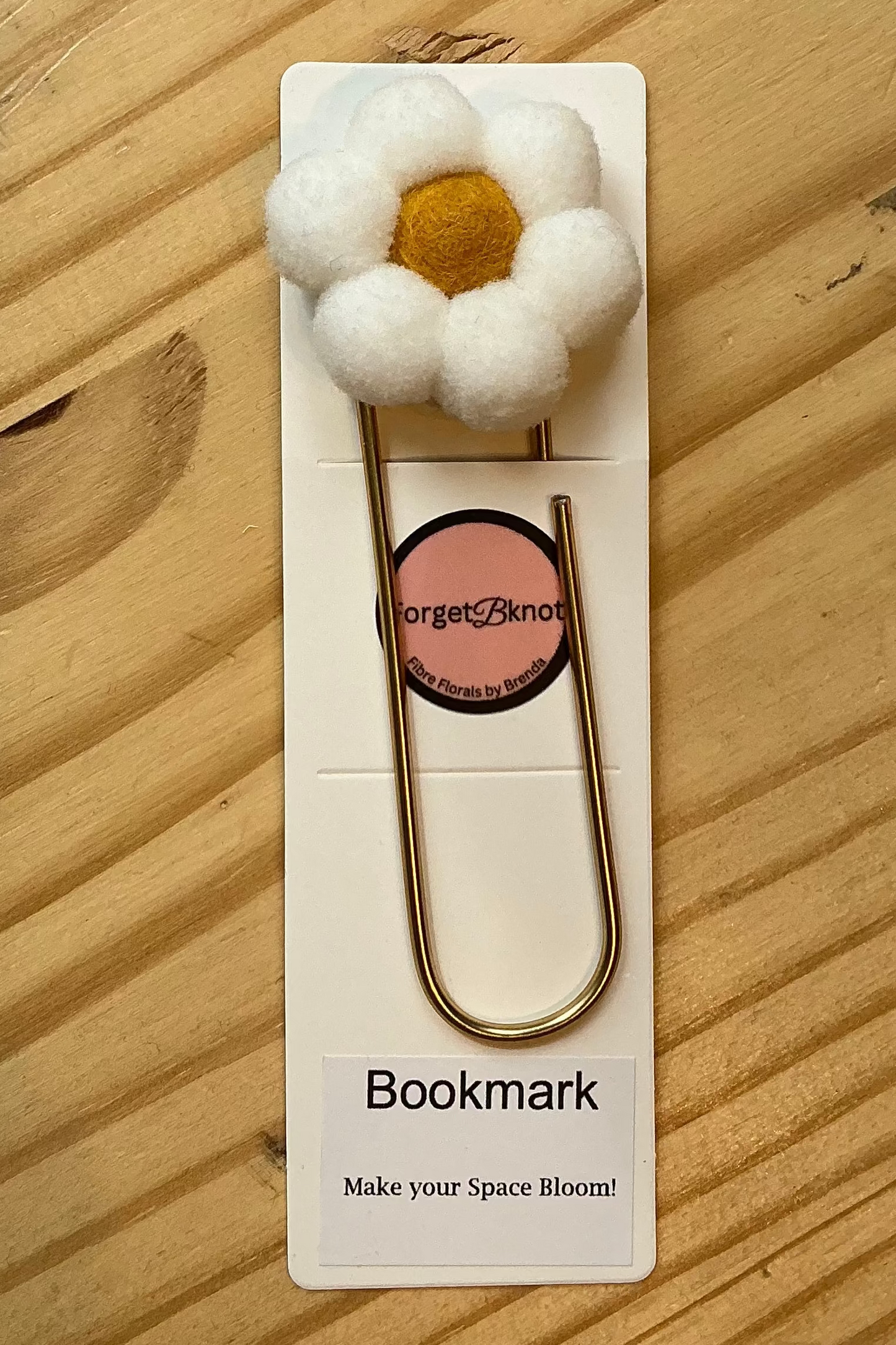Flower Paperclip Bookmark