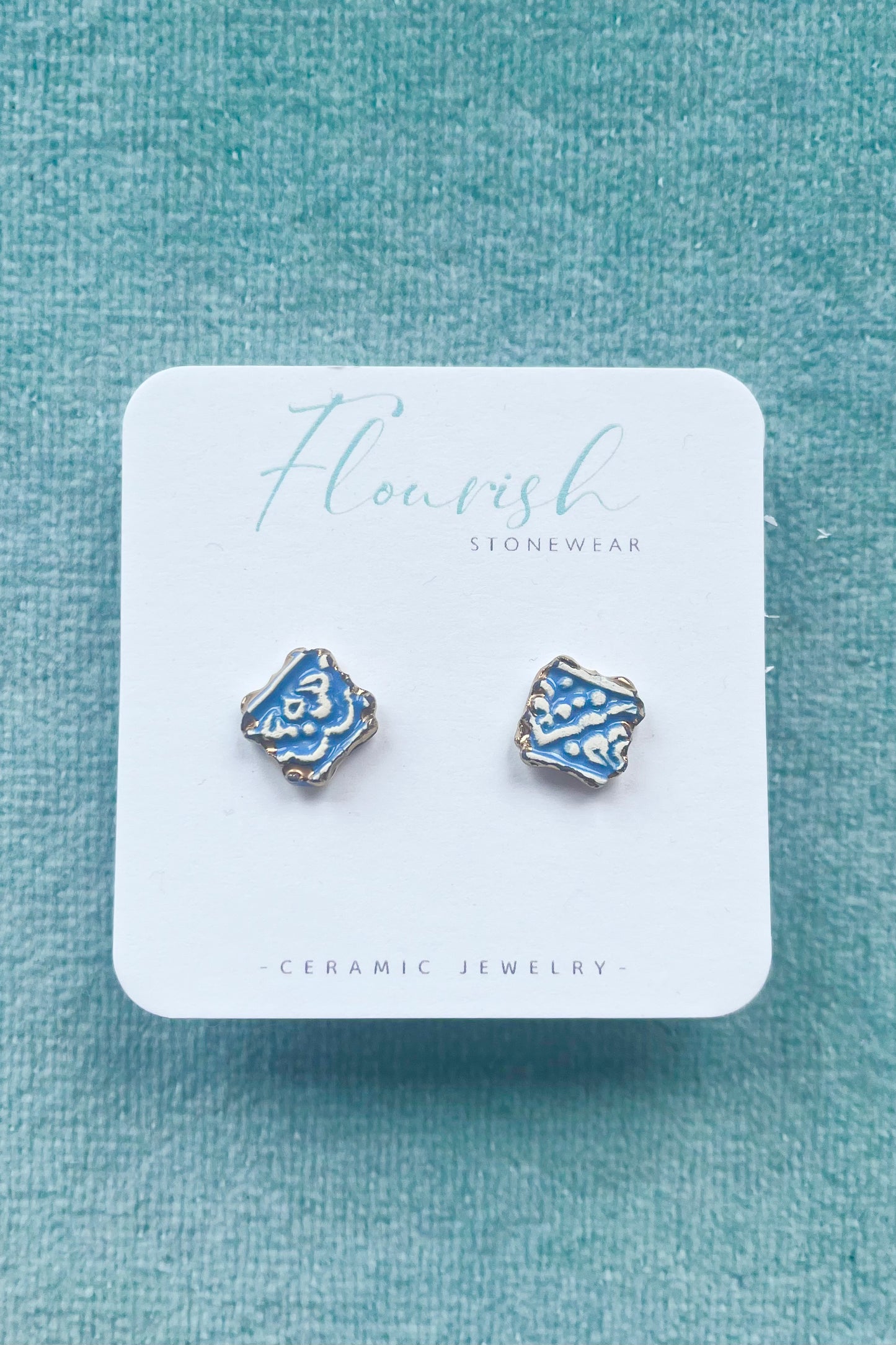 Square Imprint Studs