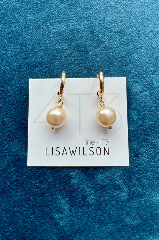 Glass Pearl Earrings