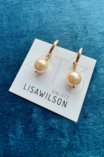 Glass Pearl Earrings