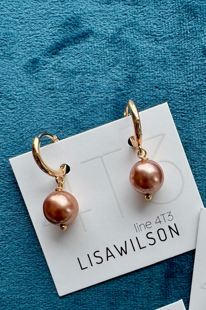 Glass Pearl Earrings