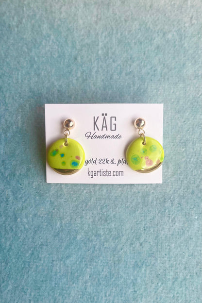 Ceramic Pendant Earrings