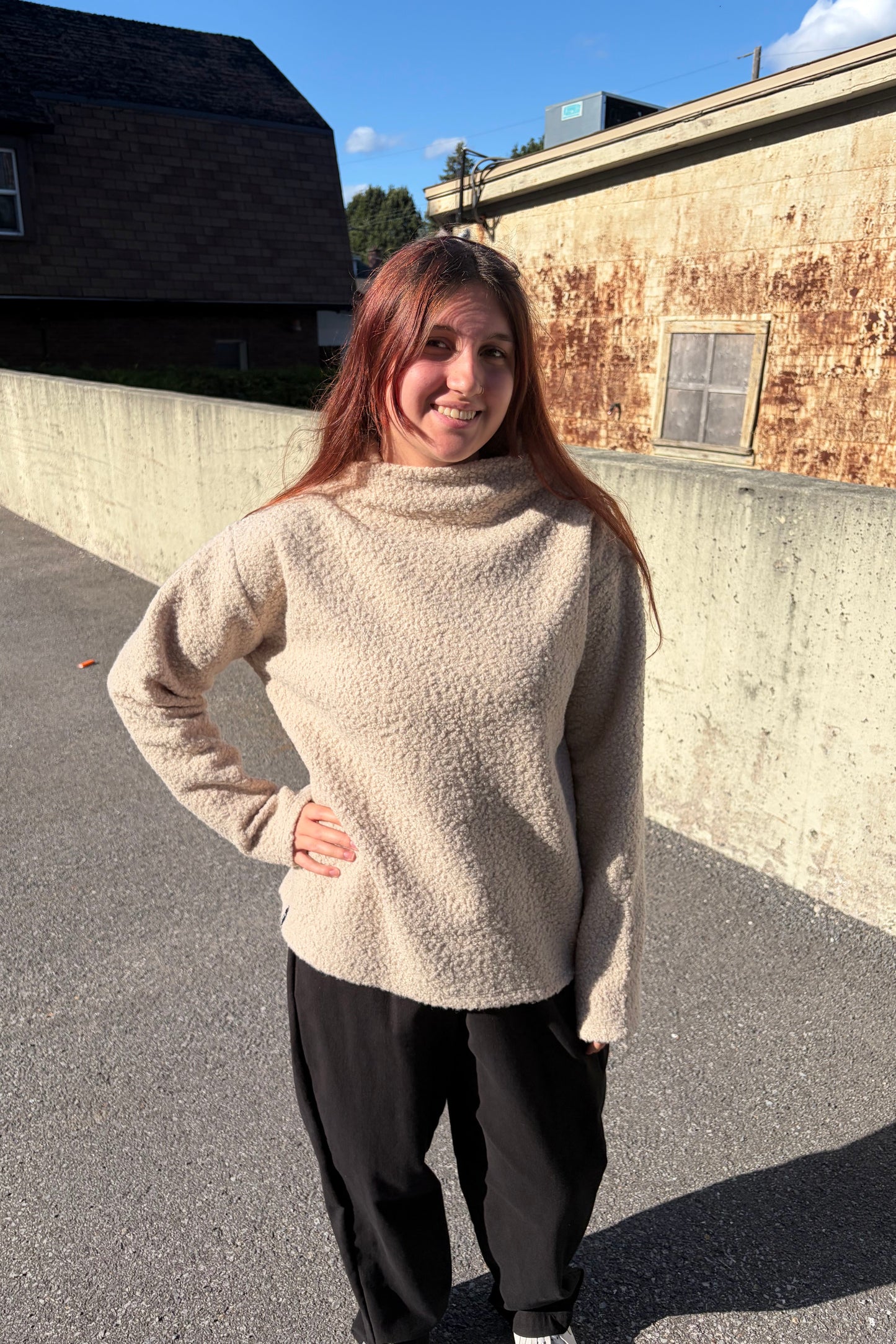 Olia thick bouclé sweater