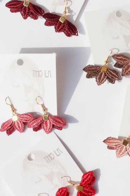 Petalum Short Earrings