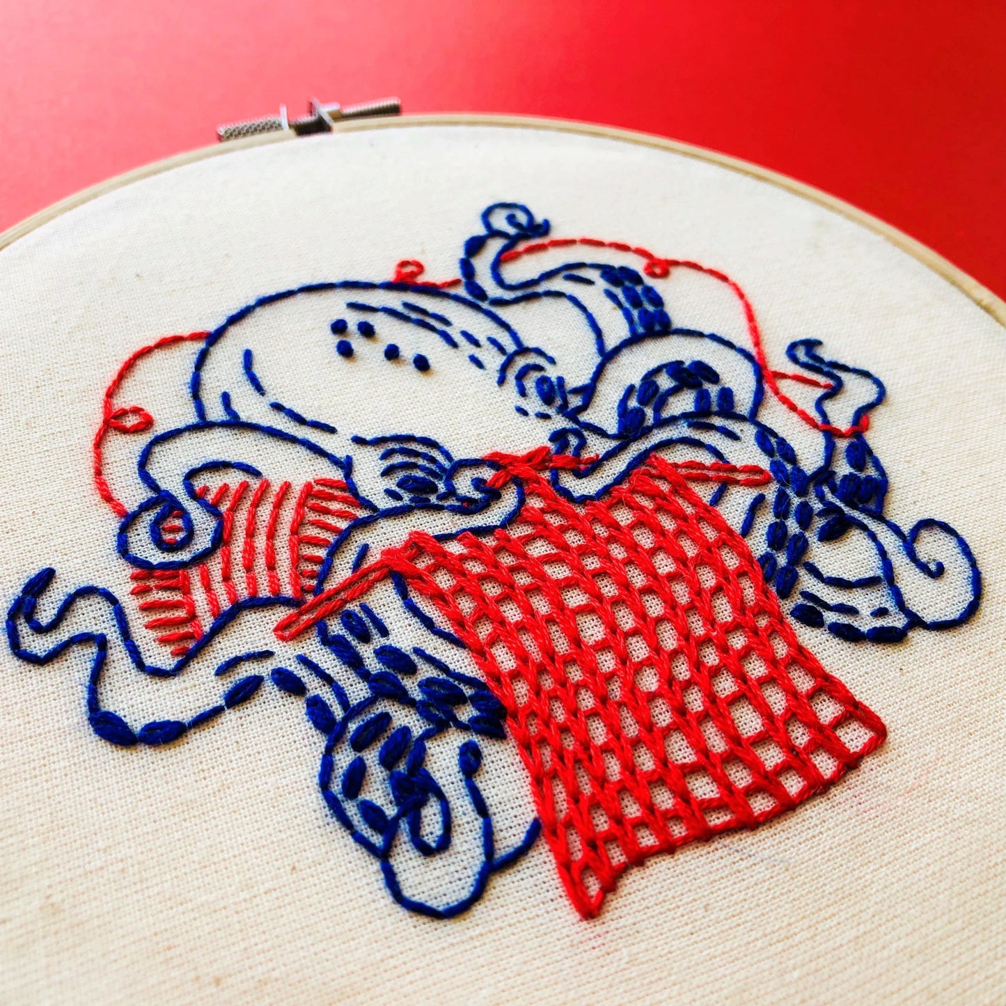 Octopus Complete Embroidery Kit