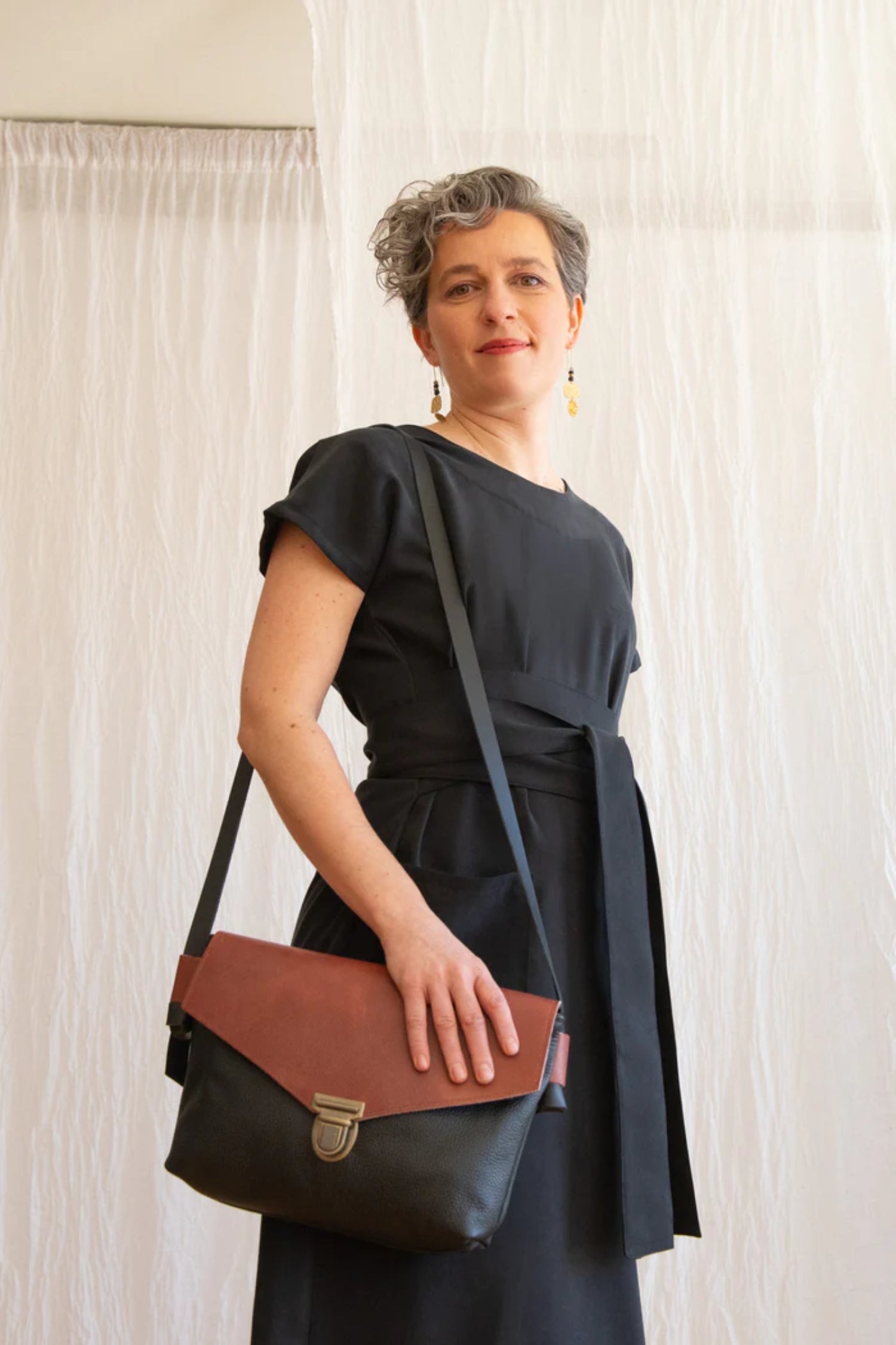 Livingston Handbag with Recycled Leather