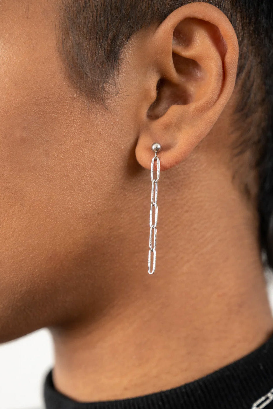 Paperclip Chain Earrings