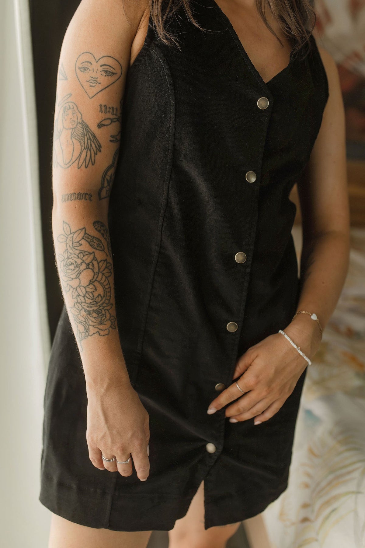 Tailored Corduroy Dress