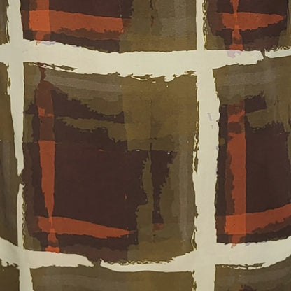 Cubist print swatch for the Cecil Box Blouse by Mandala