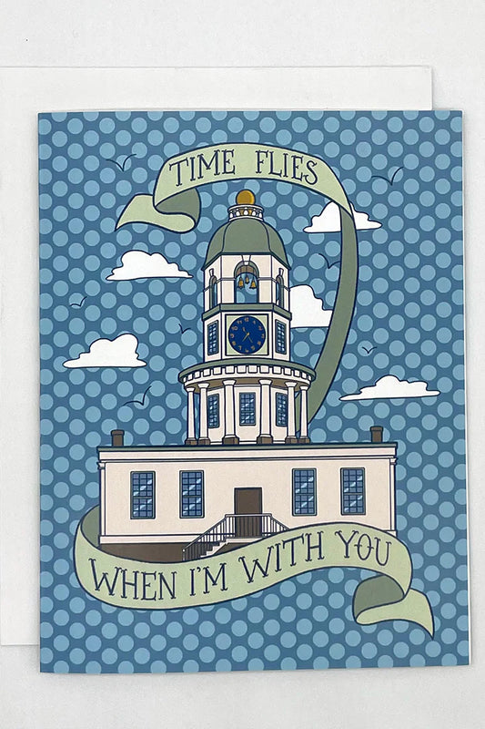 Time Flies With You Greeting Card
